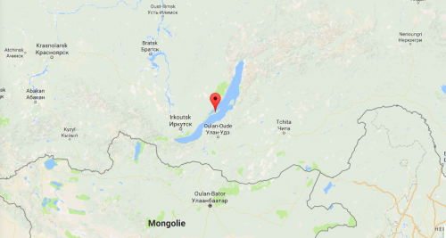 Carte Ile d'Olkhon - Sibérie - Russie
