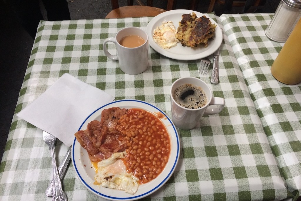 English Breakfast - petit déjeuner anglais - Londres